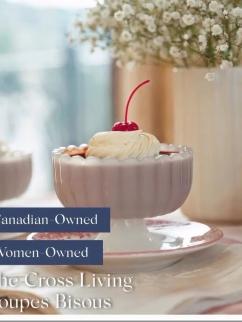 Jilly Box x Cross Living Coupes Bisous Dessert Bowls Jillian Harris